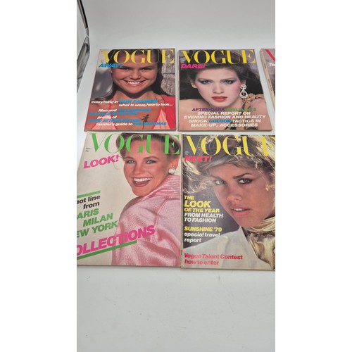 102 - Collection of Vogue Magazines 1979 Editions