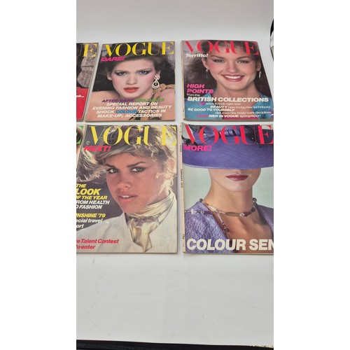 102 - Collection of Vogue Magazines 1979 Editions