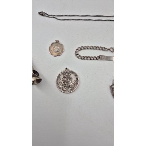 271 - Collection of Silver Items to Include Pendants & Brooch