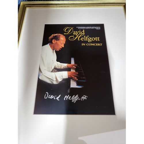 69 - Three Signed Musicians Posters Includes David Helfgott,Steven Berkoff's Messiah, Philip Glass Susumu... 