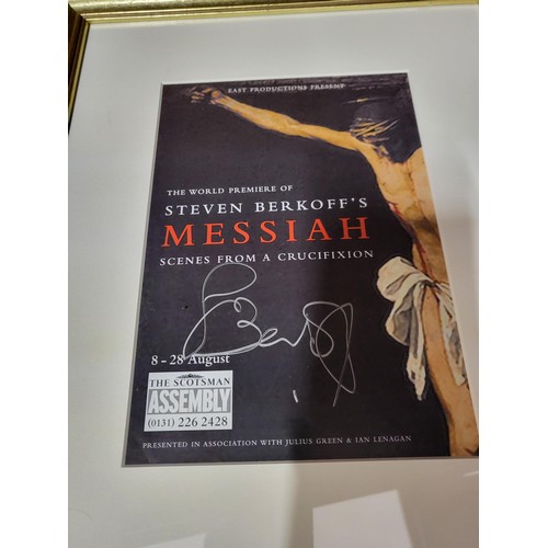 69 - Three Signed Musicians Posters Includes David Helfgott,Steven Berkoff's Messiah, Philip Glass Susumu... 