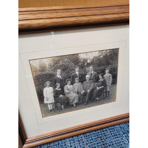 71 - Two Framed Old Photos of a Scottish Family Ten Photos in Total