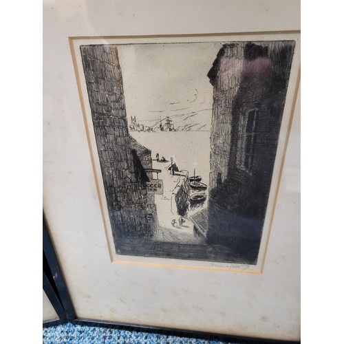 80 - Charles Arthur Hannaford RBA (1887 - 1972) Mid 20th Century Etchings