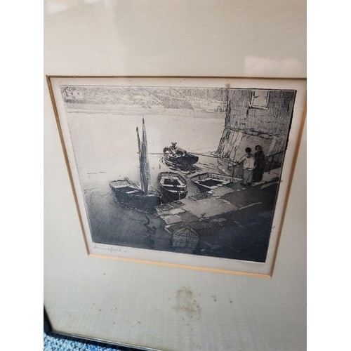 80 - Charles Arthur Hannaford RBA (1887 - 1972) Mid 20th Century Etchings