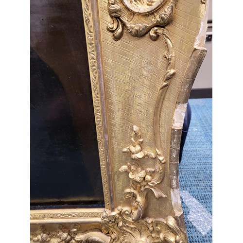 95 - Large Georgian Original Portrait Painting in Heavy Gilt Ornate Frame which Does Have Damage But Stil... 