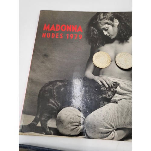 104 - Madonna Nudes 1979 Book Very Daring of the Time You Get The Picture What's Under the Coins Does Have... 