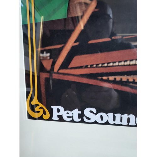 75 - Brian Wilson Pet Sounds Tour 2002 Framed Poster Measures 80cm Tall by 61cm Wide