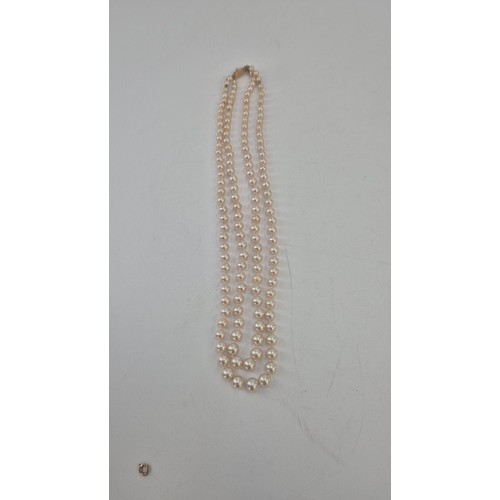 311 - Pearl Necklace with 9ct Gold Clasp