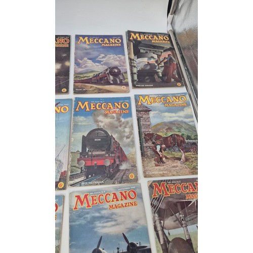 314 - Collection of Vintage Meccano Magazines 1942-1949