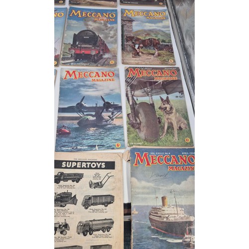 314 - Collection of Vintage Meccano Magazines 1942-1949