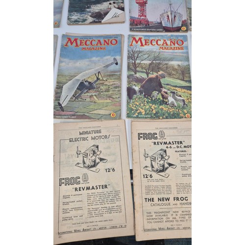 314 - Collection of Vintage Meccano Magazines 1942-1949