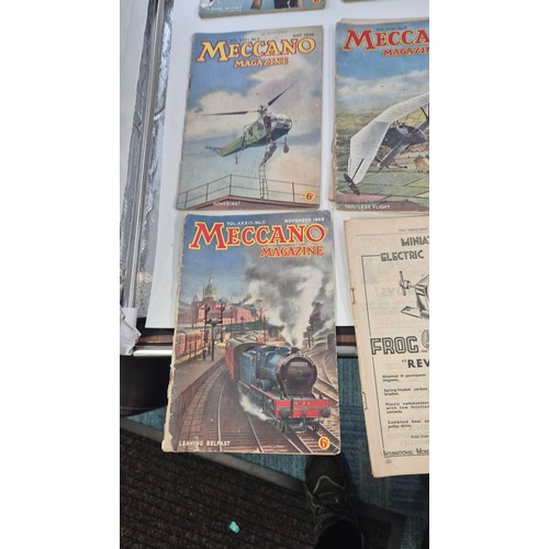 314 - Collection of Vintage Meccano Magazines 1942-1949