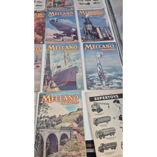 315 - Collection of Vintage Meccano Magazines 1950's