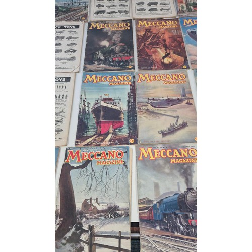 315 - Collection of Vintage Meccano Magazines 1950's