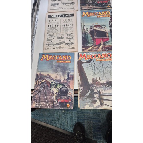 315 - Collection of Vintage Meccano Magazines 1950's