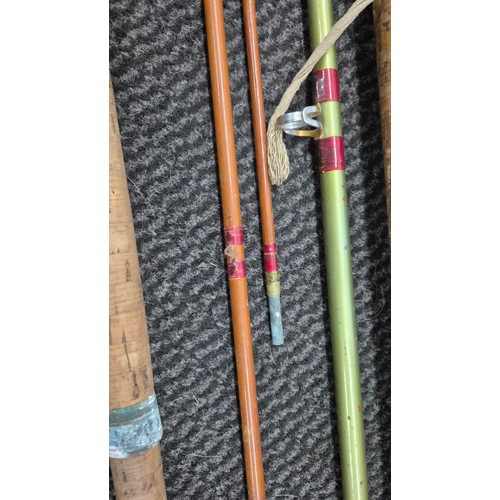 350 - Three Hardys Fishing Rods with Bags