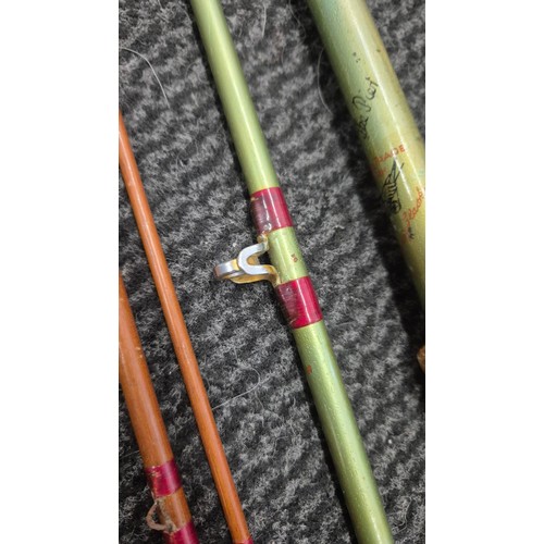 350 - Three Hardys Fishing Rods with Bags