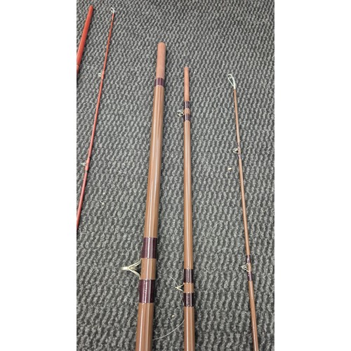 353 - Four Fishing Rods to Include Bruce & Walker & Edgar & Sealey with Bags