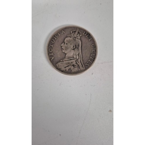 186 - Queen Victoria 1889 Silver Florin