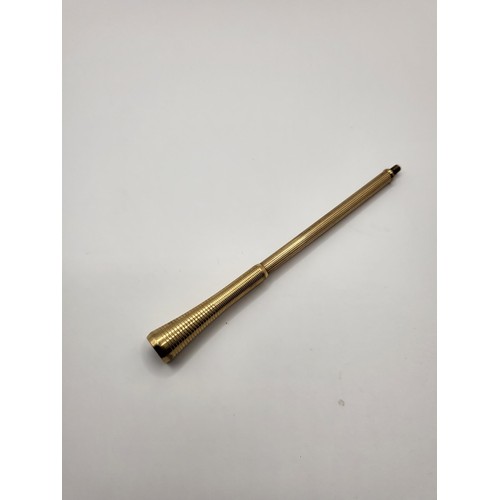 35 - 9ct Gold Vintage Cigarette Holder Unfortunately No Mouth Piece Spring is in Good Working & Very ... 