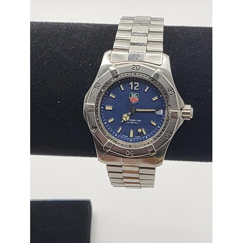 50 - Tag Heuer Professional 200m Watch Working Order Would Fit Wrist Size 18cm in Circumference Dial Size... 