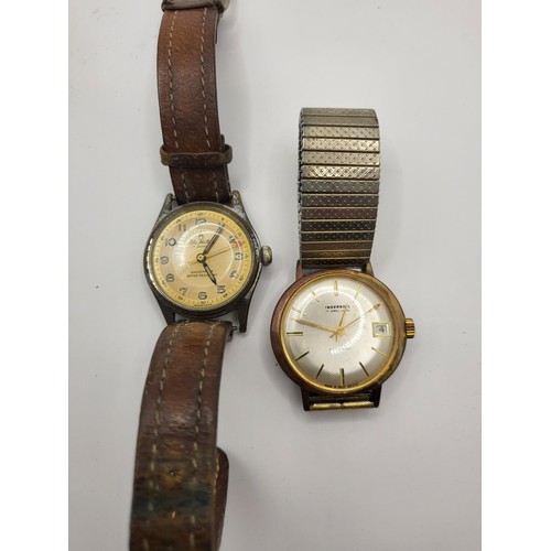 60 - Two Vintage watches Ingersol & The Hatton Both Working Cases Well Worn but Still Items