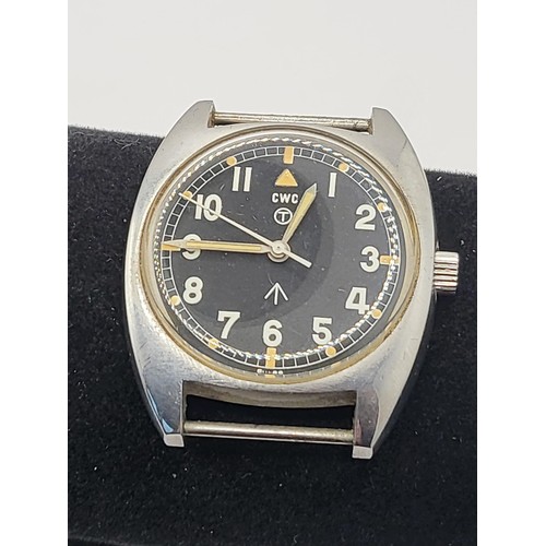 83 - W10 British Military Watch Unfortunately Not Working But Still a Rare Watch on the Dial CWC T & ... 