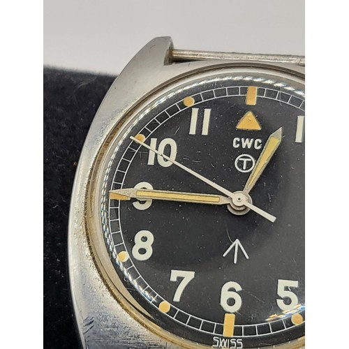 83 - W10 British Military Watch Unfortunately Not Working But Still a Rare Watch on the Dial CWC T & ... 