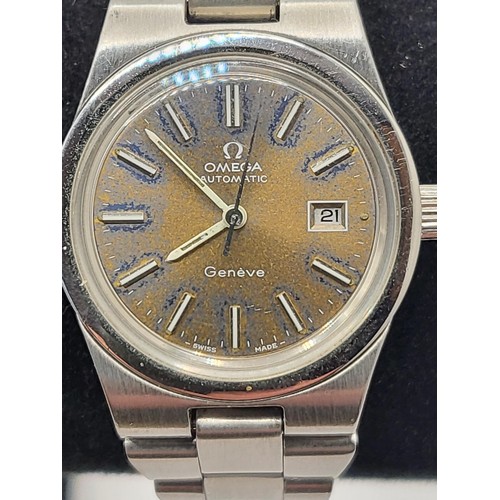 84 - Ladies Omega Tropical Dial Watch in Perfect Working Order Should Fit Wrist Size 19cm in Good Conditi... 