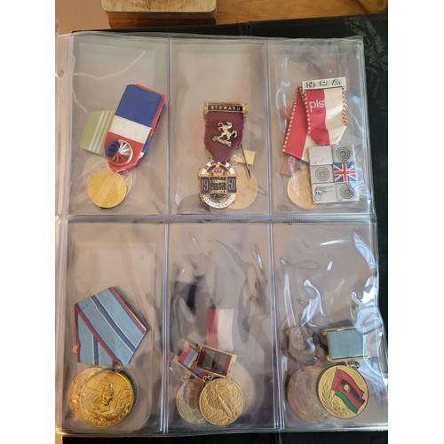 23 - Folder of Medals 23 in Total