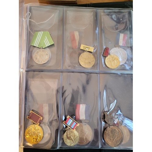 23 - Folder of Medals 23 in Total