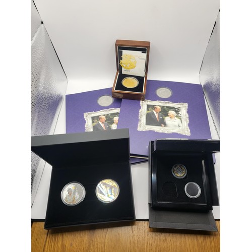 148 - Collection of Royal Commemorative Cupro-Nickel Coins in Cases & Booklets