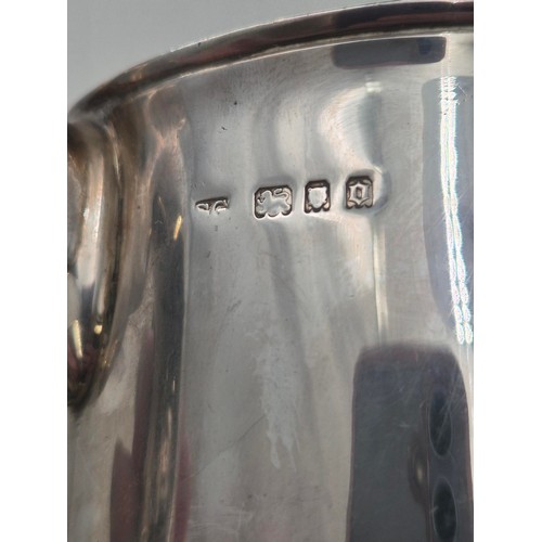 5 - Sterling Silver Tankard Fully hallmarked Although Makers Marks Worn But is Garrard & Co Weighs 4... 