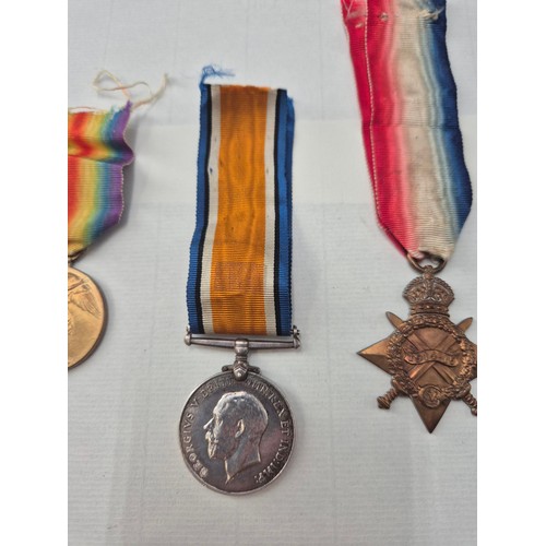 11 - World War One Medals Awarded to Different Soldiers in a Box Saying G.W Will Esq