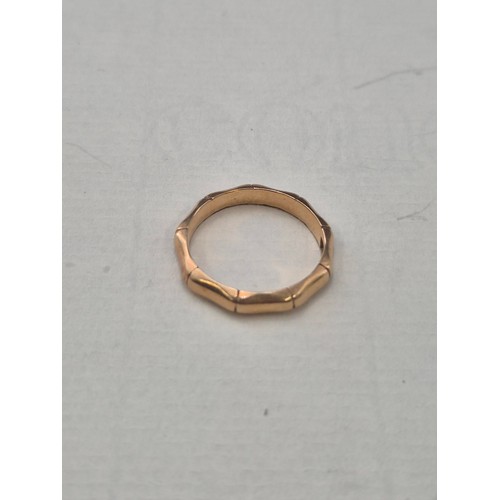 16 - 18ct Gold Ring Weighs 3.6g fully Hallmarked