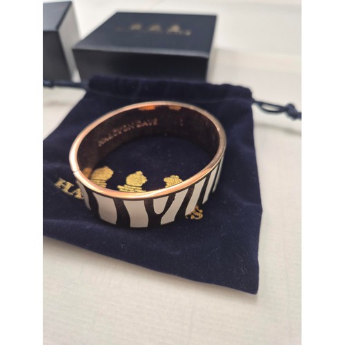 19 - Halcyon Cream & Gold Plated Bangle in Original Box