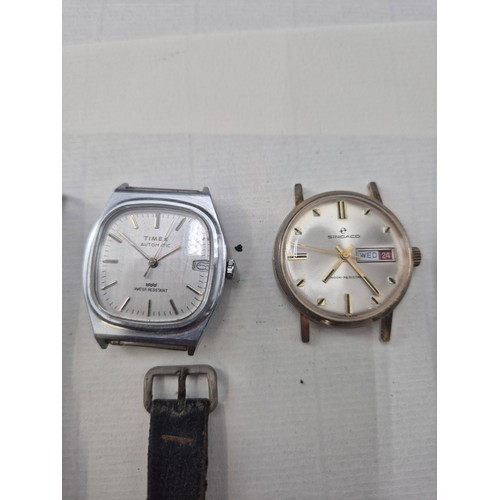 20 - Small Collection of Vintage Watches Spares or Repairs None Tested