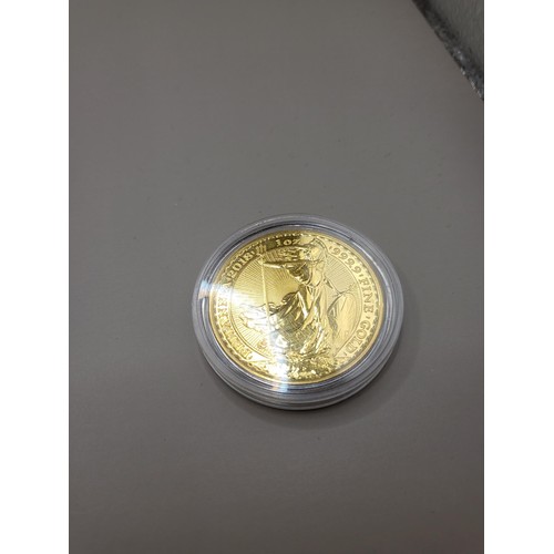 33A - 2018 Britannia 1oz Fine Gold 999.9 Gold Coin Very Good Condition There is Five In Sale All Purchased... 