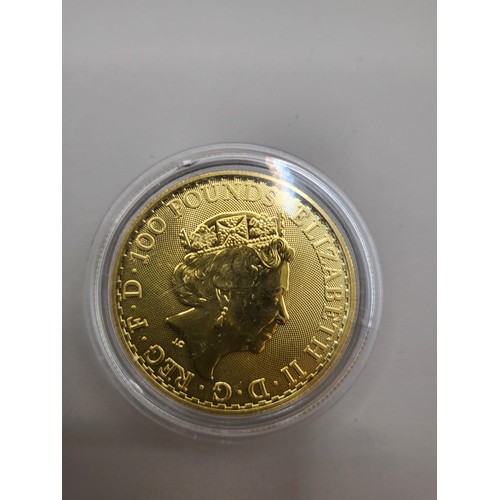 33A - 2018 Britannia 1oz Fine Gold 999.9 Gold Coin Very Good Condition There is Five In Sale All Purchased... 