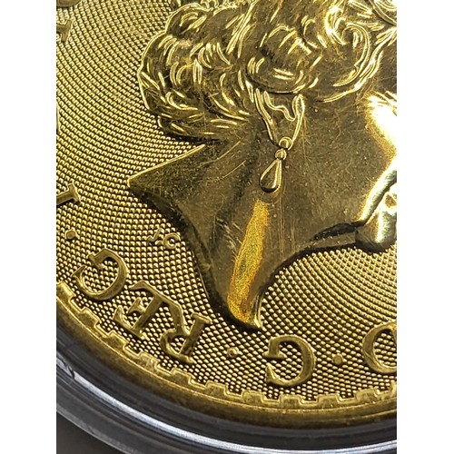 33A - 2018 Britannia 1oz Fine Gold 999.9 Gold Coin Very Good Condition There is Five In Sale All Purchased... 