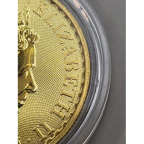 33A - 2018 Britannia 1oz Fine Gold 999.9 Gold Coin Very Good Condition There is Five In Sale All Purchased... 