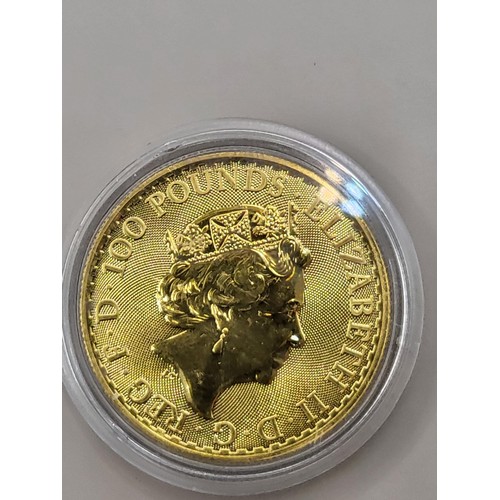 33A - 2018 Britannia 1oz Fine Gold 999.9 Gold Coin Very Good Condition There is Five In Sale All Purchased... 