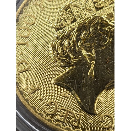 35A - 2018 Britannia 1oz Fine Gold 999.9 Gold Coin Very Good ConditionThere is Five In Sale In Different L... 