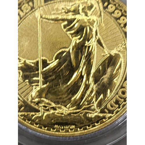 37A - 2018 Britannia 1oz Fine Gold 999.9 Gold Coin Very Good Condition There is Five In Sale In Different ... 