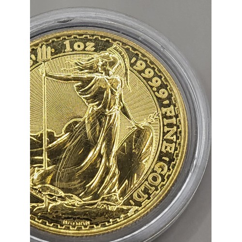 37A - 2018 Britannia 1oz Fine Gold 999.9 Gold Coin Very Good Condition There is Five In Sale In Different ... 