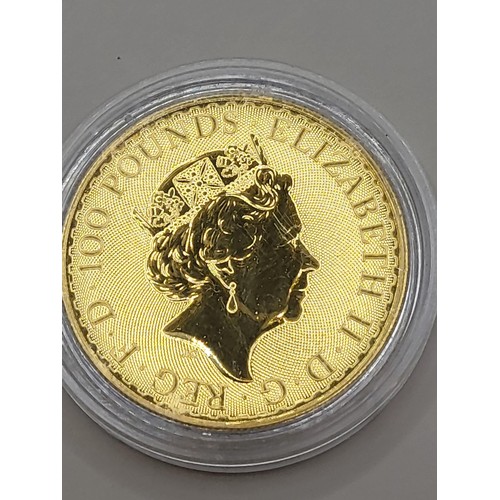 39A - 2018 Britannia 1oz Fine Gold 999.9 Gold Coin Good ConditionThere is Five In Sale In Different Lots A... 