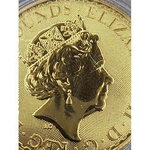 39A - 2018 Britannia 1oz Fine Gold 999.9 Gold Coin Good ConditionThere is Five In Sale In Different Lots A... 