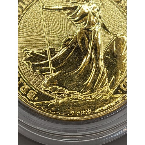 41A - 2018 Britannia 1oz Fine Gold 999.9 Gold Coin Good ConditionThere is Five In Sale In Different Lots A... 