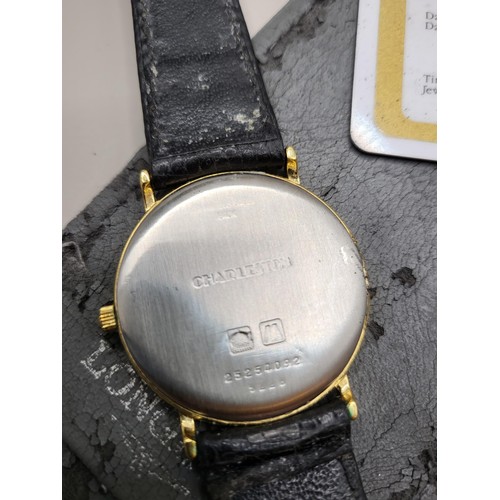 9C - Longines Charleston 5228 Quartz Watch in Perfect Working Order & Lovely Condition Complete with ... 