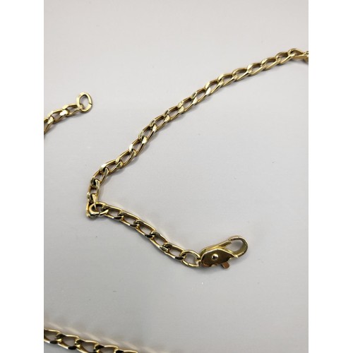 4 - Yellow Gold Necklace Unhallmarked But Carefully Acid Tested as Gold Weighs 10.9g 